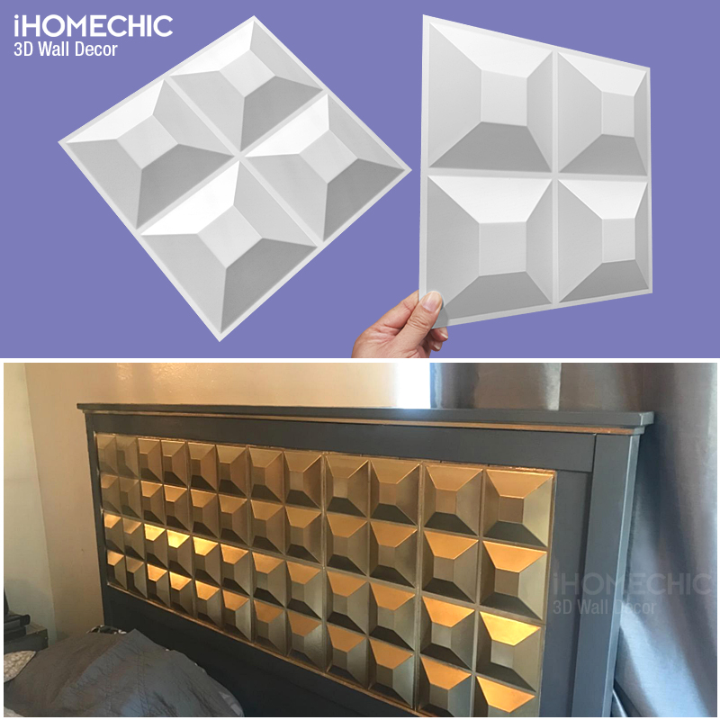 Pvc Panel Background - 30cm 3D Wand Panel Wellenförmige linien