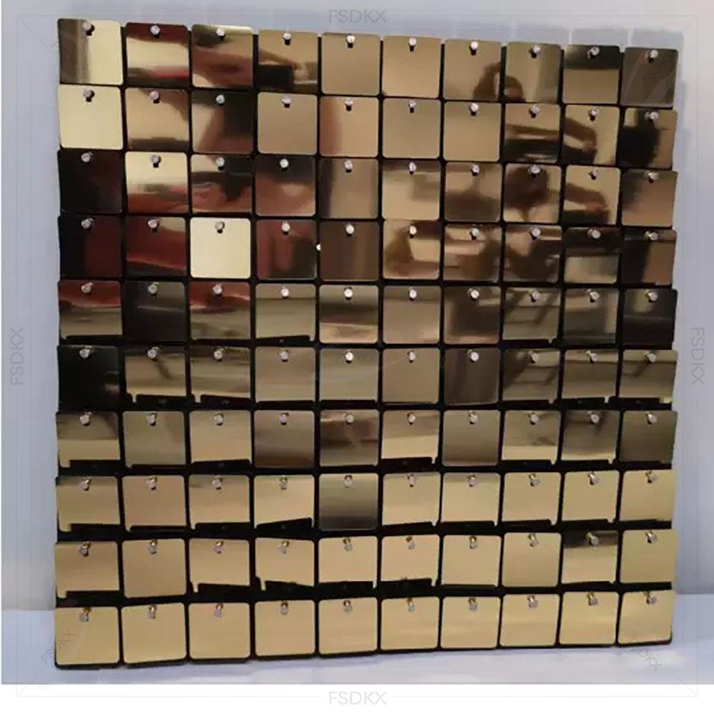 Gold Rosa Schillernder Silber- – Pvc Panel Background Bewertung und Preis