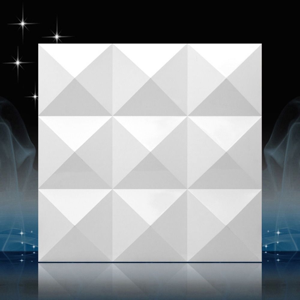 Weißes 3D-Wandpaneel 50*50cm G – Pvc Panel Background Bewertung und Preis