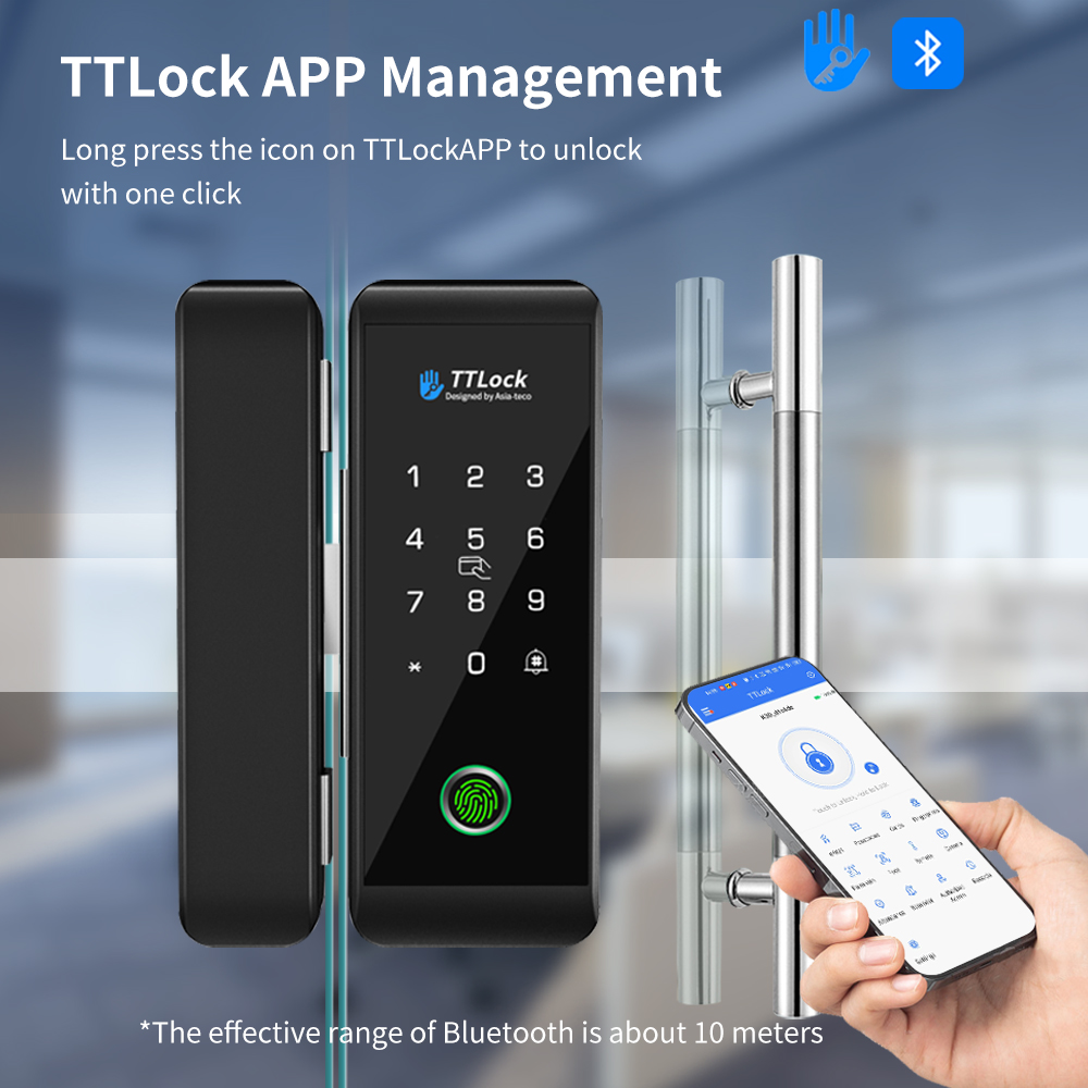 TTLOCK Intelligentes Glasschlo – Glass Door Hinge Bewertung und Preis