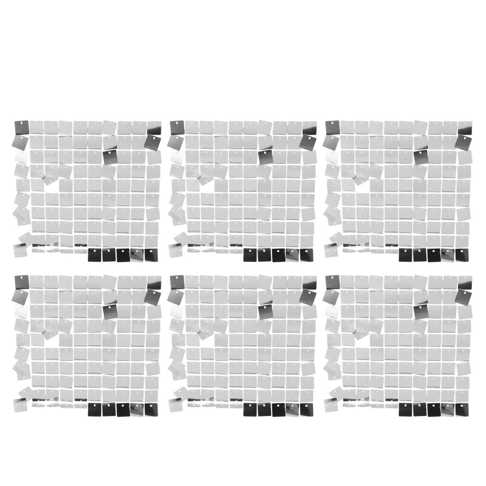 6 Stück PVC-Pailletten-Wandpan – Pvc Panel Background Bewertung und Preis